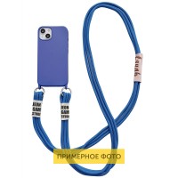 Чохол TPU two straps California для Apple iPhone 13 Pro Max (6.7'') Синій (33088)