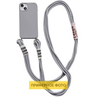 Чохол TPU two straps California для Apple iPhone 13 Pro Max (6.7'') Серый (33099)