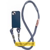 Чохол TPU two straps California для Apple iPhone 13 Pro Max (6.7'') Синій (33093)