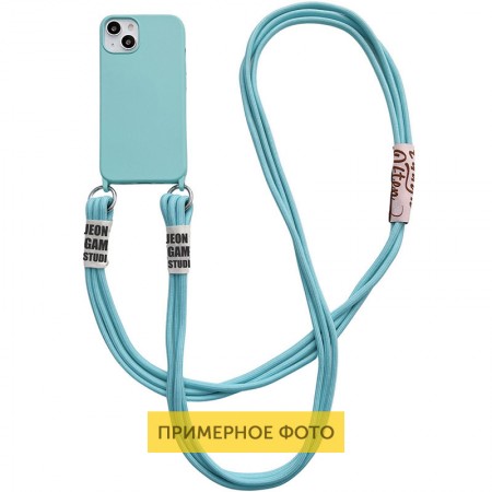 Чохол TPU two straps California для Apple iPhone 13 Pro Max (6.7'') Бирюзовый (33094)