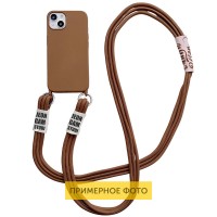 Чохол TPU two straps California для Apple iPhone 13 Pro Max (6.7'') Коричневий (33101)