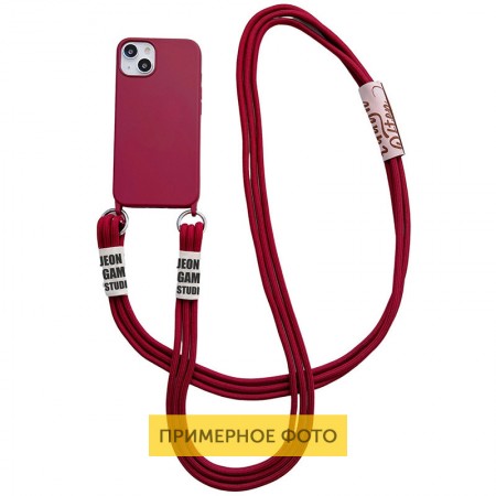Чохол TPU two straps California для Apple iPhone 13 Pro Max (6.7'') Красный (33091)