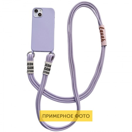 Чохол TPU two straps California для Apple iPhone 13 Pro (6.1'') Сиреневый (33142)
