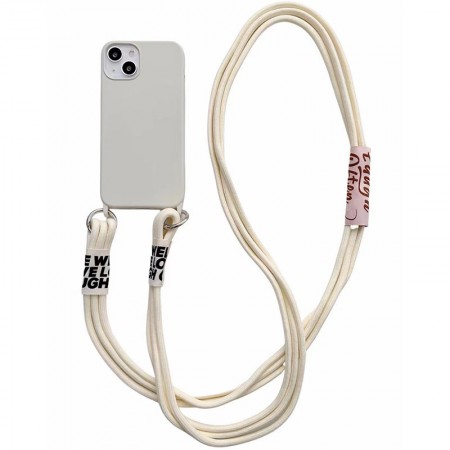 Чохол TPU two straps California для Apple iPhone 13 (6.1'') Белый (33107)