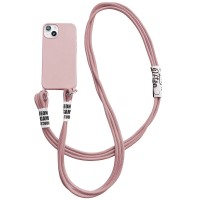 Чохол TPU two straps California для Apple iPhone 13 (6.1'') Рожевий (33118)