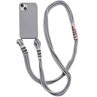Чохол TPU two straps California для Apple iPhone 13 (6.1'') Сірий (33120)