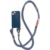 Чохол TPU two straps California для Apple iPhone 13 (6.1'') Синій (33121)