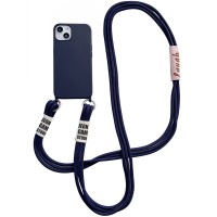 Чохол TPU two straps California для Apple iPhone 13 (6.1'') Синий (33124)
