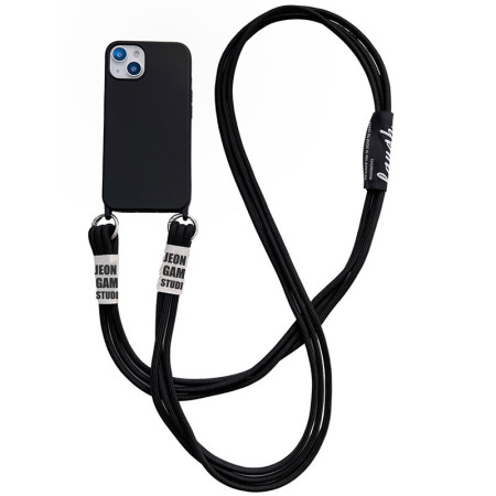 Чохол TPU two straps California для Apple iPhone 13 (6.1'') Чорний (33125)