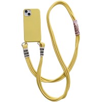 Чохол TPU two straps California для Apple iPhone 13 (6.1'') Желтый (33110)