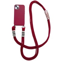 Чохол TPU two straps California для Apple iPhone 13 (6.1'') Красный (33115)