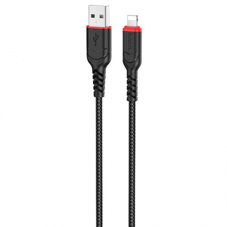 Дата кабель Hoco X59 Victory USB to Lightning (1m) Чорний (33217)