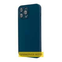 Чохол TPU+Glass Sapphire matte case для Apple iPhone 13 Pro Max (6.7'') Синій (32850)