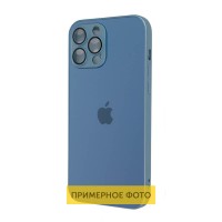 Чохол TPU+Glass Sapphire matte case для Apple iPhone 12 (6.1'') Голубой (32870)