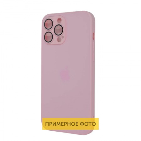 Чохол TPU+Glass Sapphire matte case для Apple iPhone 12 (6.1'') Рожевий (32868)
