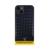 Шкіряний чохол Polo Santa Barbara для Apple iPhone 12 Pro / 12 (6.1'') Чорний (33636)