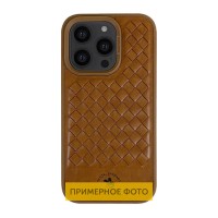 Шкіряний чохол Polo Santa Barbara для Apple iPhone 14 Pro (6.1'') Бежевий (33662)