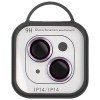 Захисне скло Metal Classic на камеру (в упак.) для Apple iPhone 14 (6.1'') / 14 Plus (6.7'') Фиолетовый (33673)