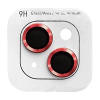 Захисне скло Metal Classic на камеру (в упак.) для Apple iPhone 14 (6.1'') / 14 Plus (6.7'') Червоний (33671)