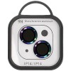 Захисне скло Metal Classic на камеру (в упак.) для Apple iPhone 14 (6.1'') / 14 Plus (6.7'') Сиреневый (33672)