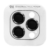 Захисне скло Metal Classic на камеру (в упак.) для Apple iPhone 14 Pro (6.1'') / 14 Pro Max (6.7'') Чорний (38317)