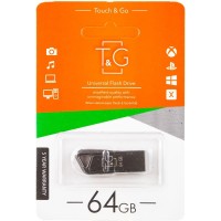Флеш-драйв 3.0 USB Flash Drive T&G 114 Metal Series 64GB Чорний (32986)