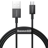 Дата кабель Baseus Superior Series Fast Charging MicroUSB Cable 2A (1m) (CAMYS) Чорний (33683)