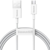 Дата кабель Baseus Superior Series Fast Charging MicroUSB Cable 2A (1m) (CAMYS) Белый (33684)