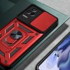 Ударостійкий чохол Camshield Serge Ring for Magnet для Xiaomi Poco F4 Красный (34080)