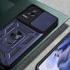 Ударостійкий чохол Camshield Serge Ring for Magnet для Xiaomi Poco F4 Синій (34081)