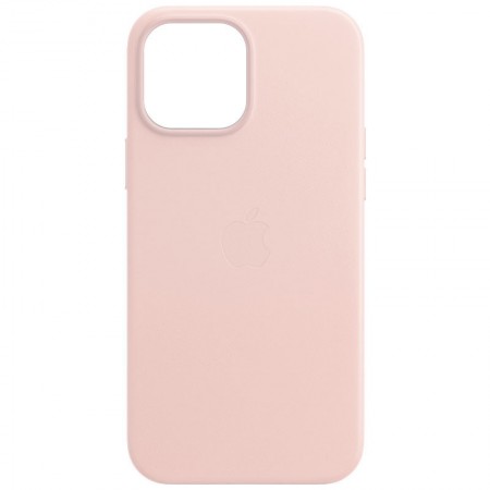 Шкіряний чохол Leather Case (AA) with MagSafe для Apple iPhone 14 (6.1'') Розовый (34108)