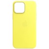 Шкіряний чохол Leather Case (AA) with MagSafe для Apple iPhone 14 Plus (6.7'') Желтый (34136)