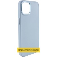 TPU чохол Bonbon Metal Style для Samsung Galaxy A12 Блакитний (34172)
