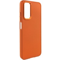 TPU чохол Bonbon Metal Style для Samsung Galaxy A13 4G Оранжевый (34183)