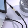 Аудіо кабель Aux Borofone BL12 3.5 audio extension cable Male to Female (1m) Чорний (34237)
