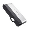 Перехідник Borofone DH2 Type-C to HDMI+USB3.0 Сріблястий (34240)