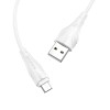 Дата кабель Borofone BX18 Optimal USB to MicroUSB (2m) Білий (34253)