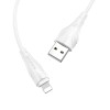 Дата кабель Borofone BX18 Optimal USB to Lightning (1m) Білий (34256)