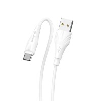 Дата кабель Borofone BX18 Optimal USB to Type-C (3m) Білий (34261)