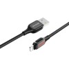 Дата кабель Borofone BU14 Heroic USB to Lightning (1.2m) Черный (34264)