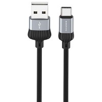 Дата кабель Borofone BX28 Dignity USB to Type-C (1m) Серый (34270)
