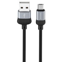 Дата кабель Borofone BX28 Dignity USB to MicroUSB (1m) Серый (34274)