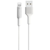 Дата кабель Borofone BX1 EzSync USB to Lightning (1m) Білий (34292)