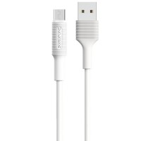 Дата кабель Borofone BX1 EzSync USB to MicroUSB (1m) Білий (34294)