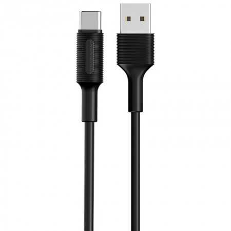 Дата кабель Borofone BX1 EzSync USB to Type-C (1m) Чорний (34296)