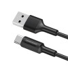 Дата кабель Borofone BX1 EzSync USB to Type-C (1m) Чорний (34296)