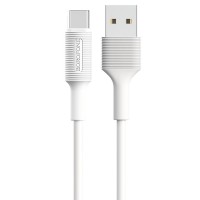 Дата кабель Borofone BX1 EzSync USB to Type-C (1m) Белый (34297)