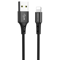 Дата кабель Borofone BX20 Enjoy USB to Lightning (1m) Черный (34299)