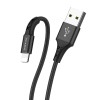 Дата кабель Borofone BX20 Enjoy USB to Lightning (1m) Черный (34299)