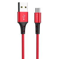 Дата кабель Borofone BX20 Enjoy USB to MicroUSB (1m) Червоний (34300)
